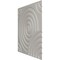 Ekena Millwork 19 5/8in. W x 19 5/8in. H Spiral EnduraWall Decorative 3D Wall Panel Covers 2.67 Sq. Ft. WP20X20SPGLN - alternate 3
